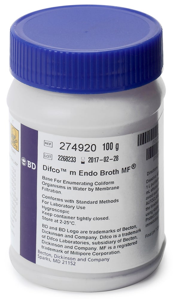 Meio líquido m-Endo, desidratado, 100 g