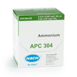 Teste em cuvete de amónio, 0,015 - 2 mg/L, para o robô de laboratório AP3900