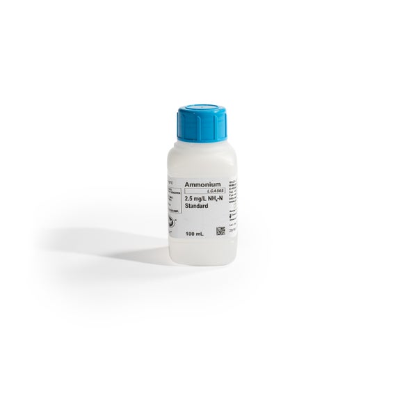 Solução padrão de amónia, 2,5 mg/L NH₄-N, 100 mL