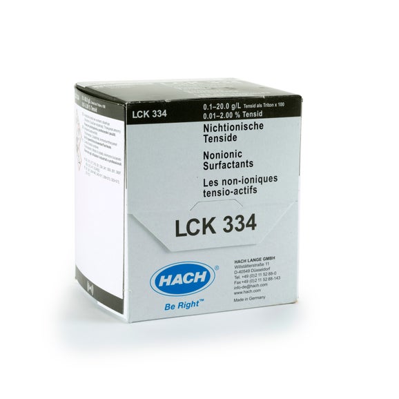 Teste em cuvete para tensioactivos não iónicos 0,1-20 g/L