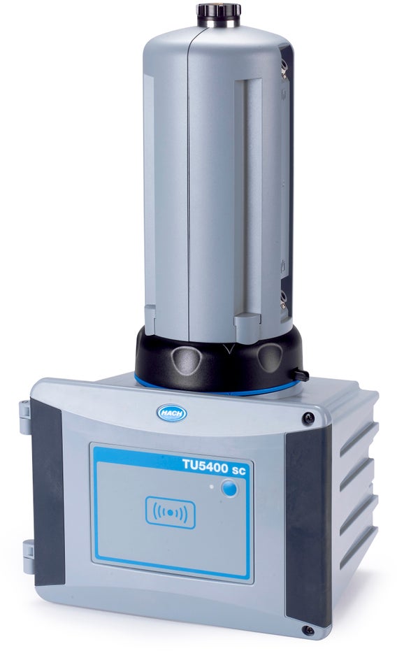 Medidor de turvação a laser para baixa gama TU5300sc com sensor de fluxo e limpeza automática, variante ISO