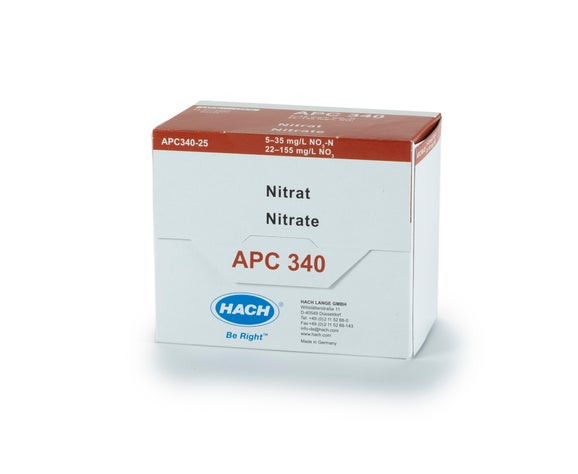 Teste em cuvete de nitrato, 5 - 35 mg/L, para o robô de laboratório AP3900