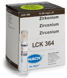 Teste em cuvete para zircónio, 6-60 mg/L Zr