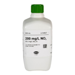 Padrão de nitrato, 200 mg/L NO₃ (45,2 mg/L NO₃-N), 500 mL