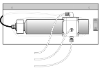 Unidade de fluxo contínuo para sondas NT3100sc/NT3200sc de 1/2 mm, Nitratax plus sc de 2 mm e Uvas plus sc de 2 mm