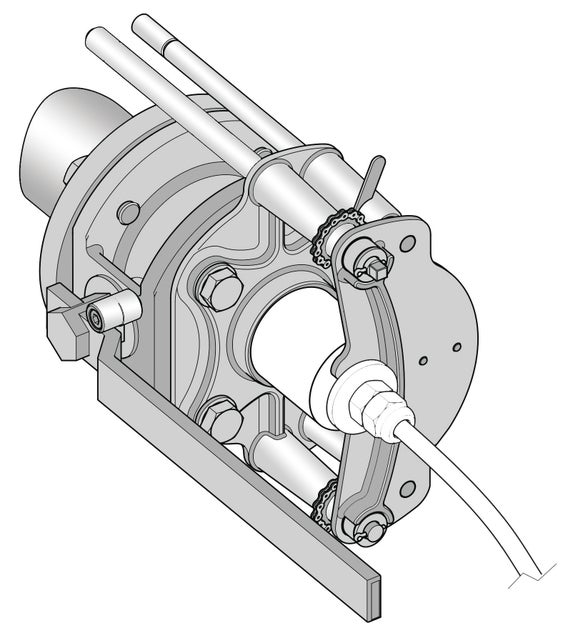 TSS sc con armazón de seguridad y brida de acero inoxidable