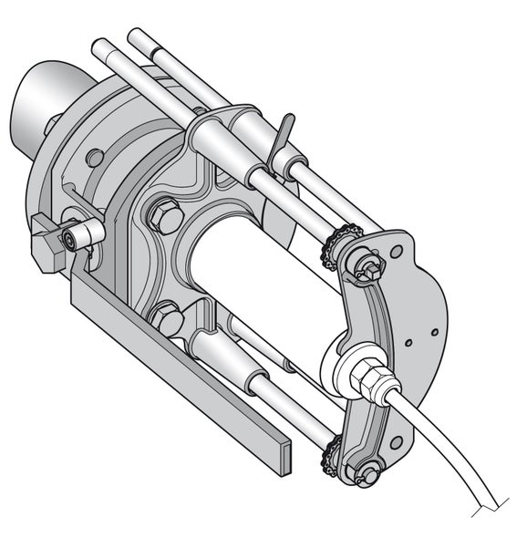 Safety armature TSS EX1 sc w/ C-Steel flange