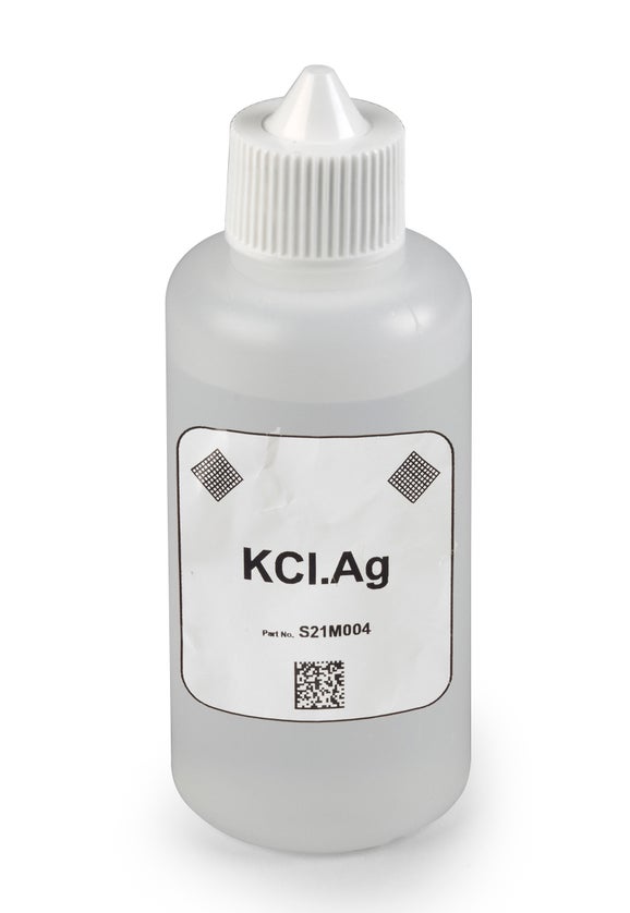 Solução de enchimento, Referência, 3 M de KCl com AgCl, 100 mL